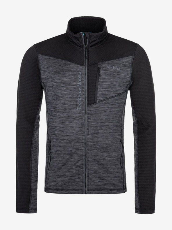 Kilpi Fekete férfi sportos kapucnis dzseki Kilpi ERIN-M