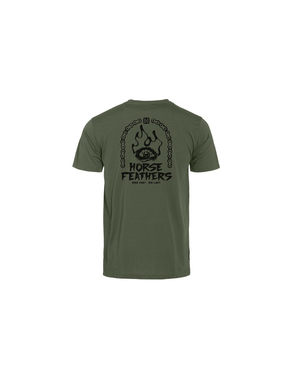 Horsefeathers Zöld funkcionális férfi póló HORSEFEATHERS