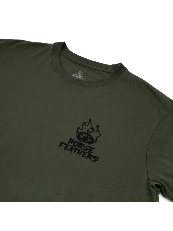 Horsefeathers Zöld funkcionális férfi póló HORSEFEATHERS