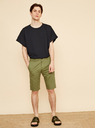 ZOOT.lab Zöld férfi lenvászon rövidnadrág ZOOT.lab Gavin