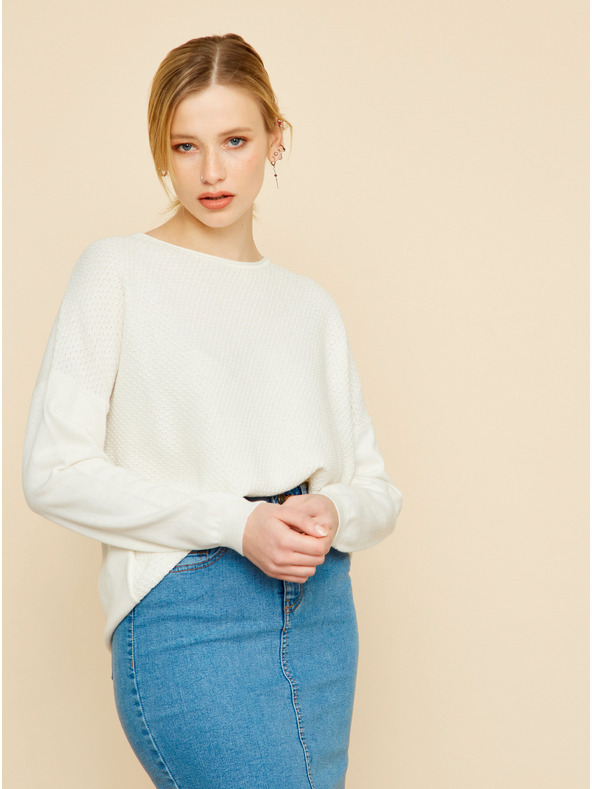 ZOOT.lab Fehér Női túlméretezett pulóver ZOOT.lab Morgan Morgan