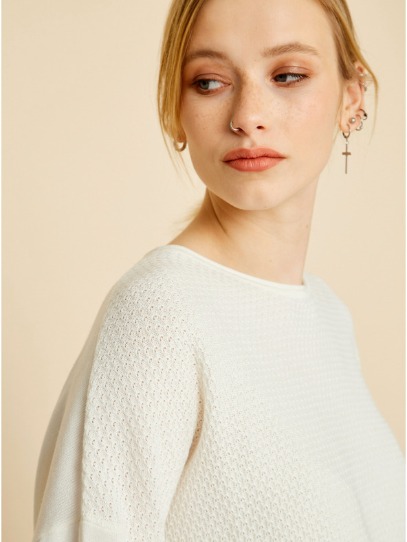 ZOOT.lab Fehér Női túlméretezett pulóver ZOOT.lab Morgan Morgan