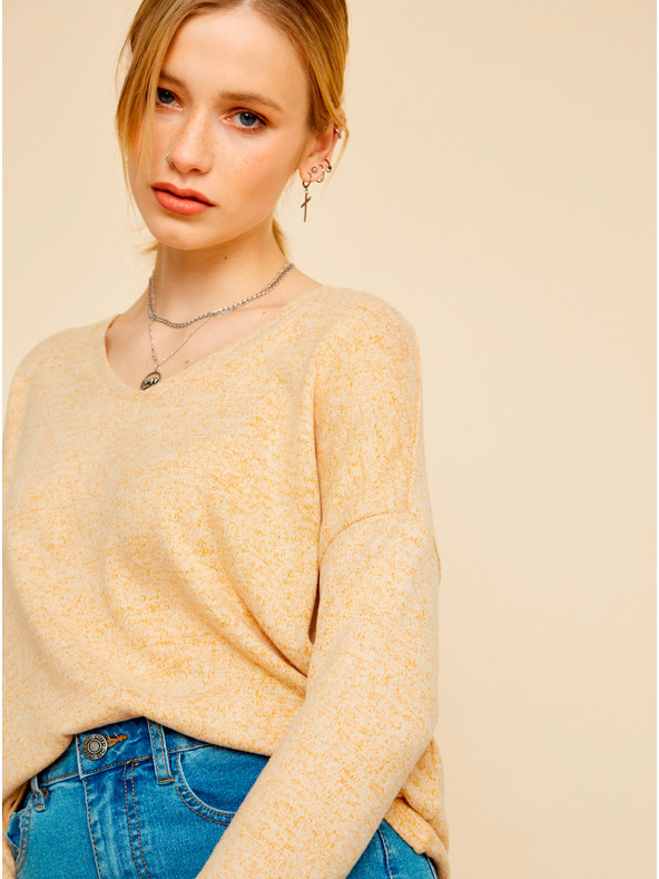 ZOOT.lab Világosbarna Női ZOOT.lab Adelaide pulóver ZOOT.lab Adelaide