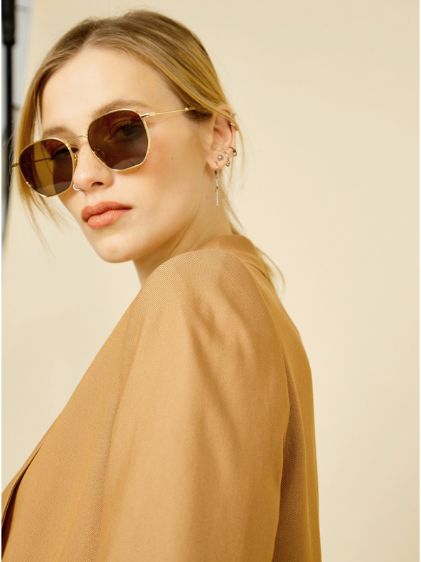 ZOOT.lab Világosbarna Női ZOOT.lab Adelaide pulóver ZOOT.lab Adelaide