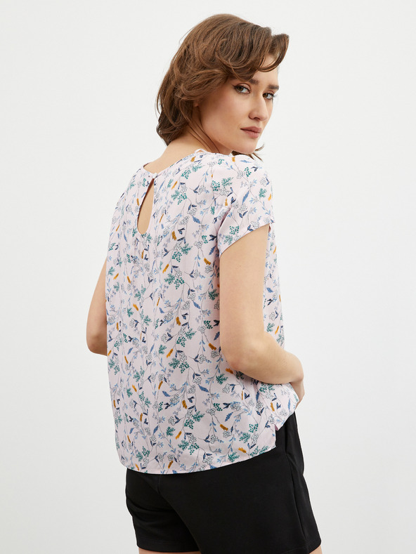 ZOOT.lab Világos rózsaszín virágos blúz ZOOT.lab Berenika