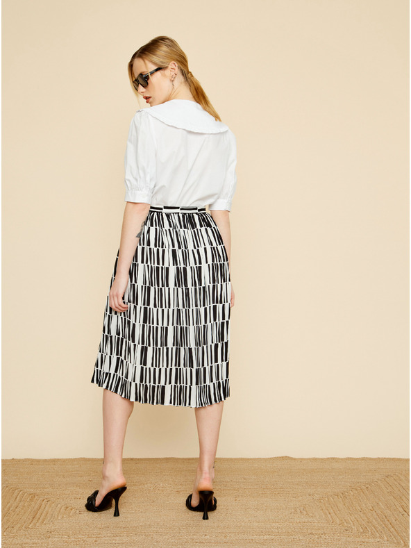 ZOOT.lab Fekete-fehér mintás szoknya ZOOT.lab Sylvie
