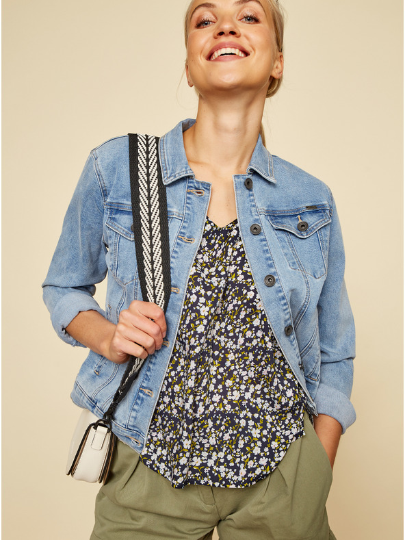 ZOOT.lab Fekete virágos blúz ZOOT.lab Goldy