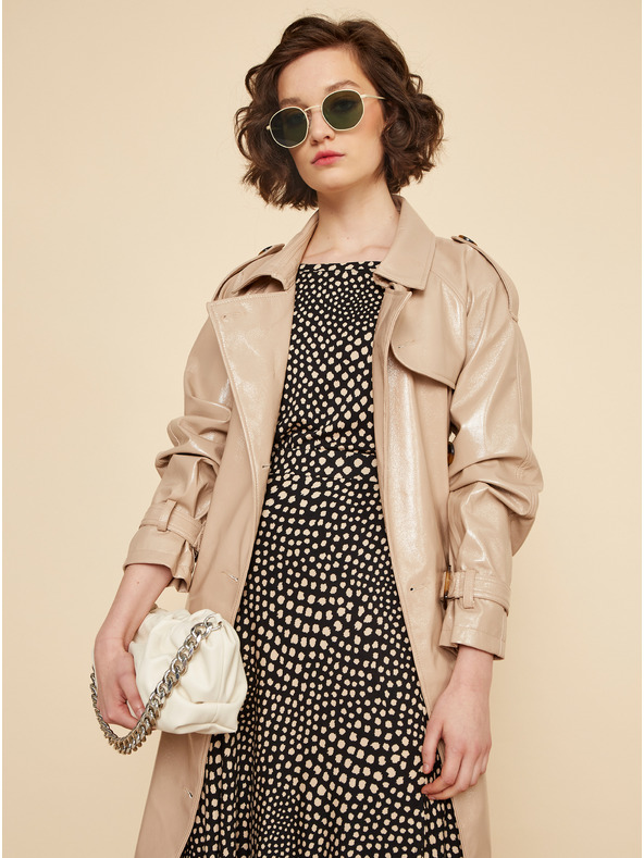 ZOOT.lab Bézs és fekete női mintás ZOOT.lab Normandy póló