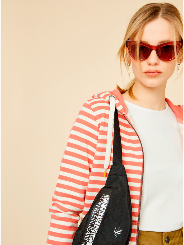 ZOOT.lab Fehér és piros női csíkos pulóver ZOOT.lab Marilyn Marilyn