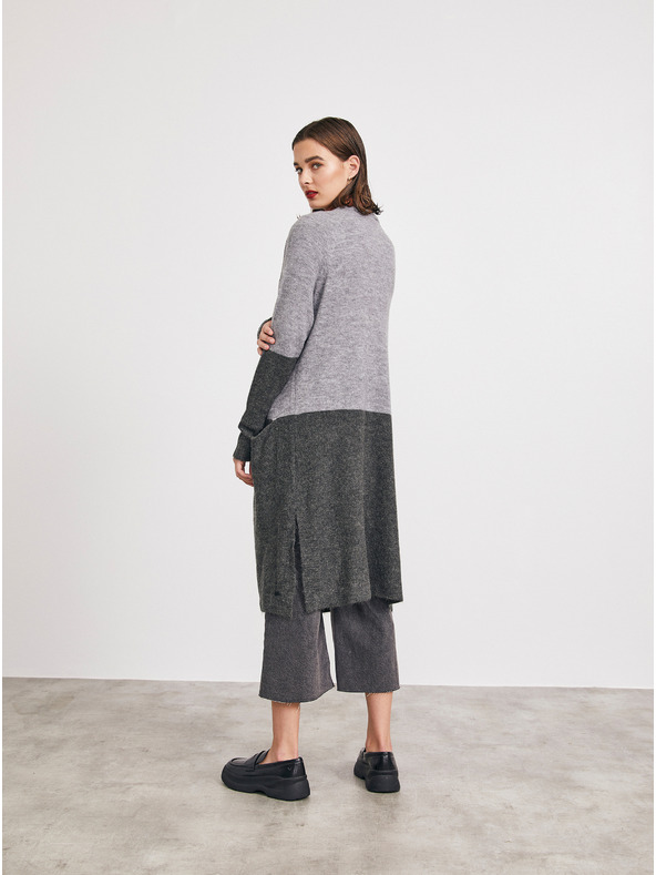 ZOOT.lab Női szürke hosszú kardigán METROOPOLIS by ZOOT.lab Floella