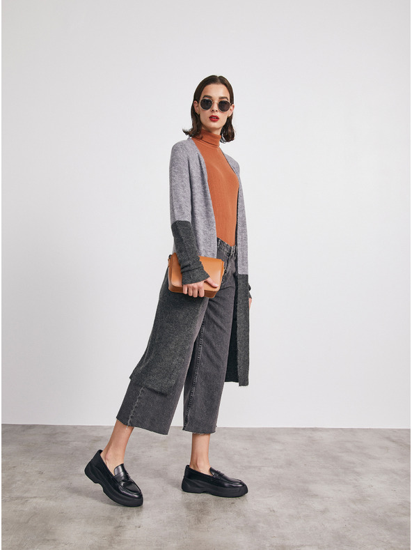 ZOOT.lab Női szürke hosszú kardigán METROOPOLIS by ZOOT.lab Floella