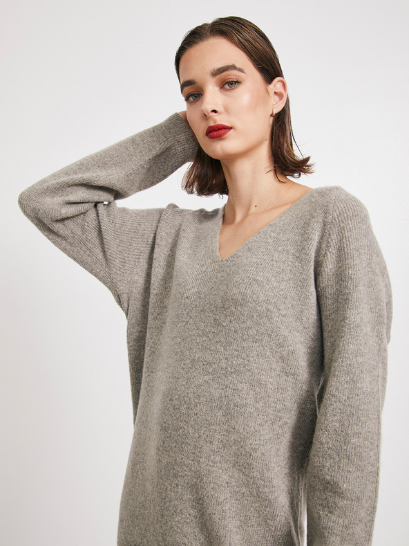 ZOOT.lab Szürke gyapjú keverék pulóver ruha METROOPOLIS by ZOOT.lab Ofilia