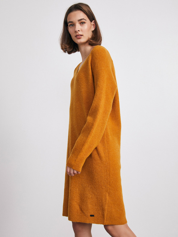 ZOOT.lab Barna pulóver ruha gyapjúval METROOPOLIS by ZOOT.lab Ofilia Barna pulóver ruha METROOPOLIS by ZOOT.lab Ofilia