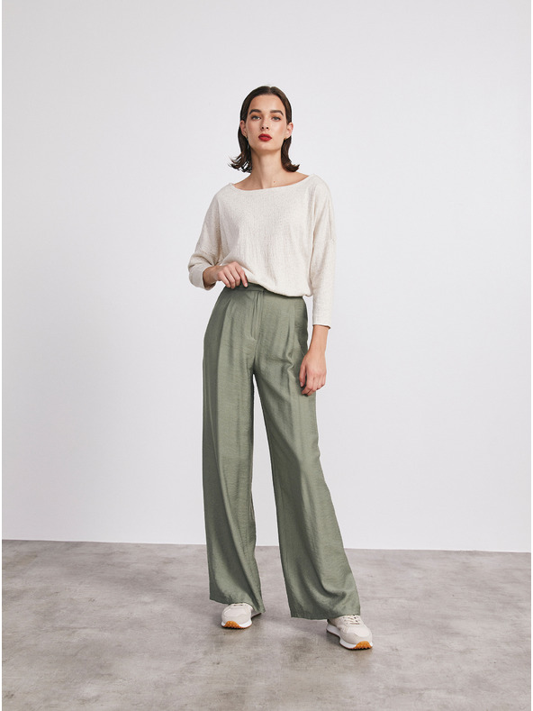 ZOOT.lab Bézs női csíkos ing METROOPOLIS által ZOOT.lab Stella Stella