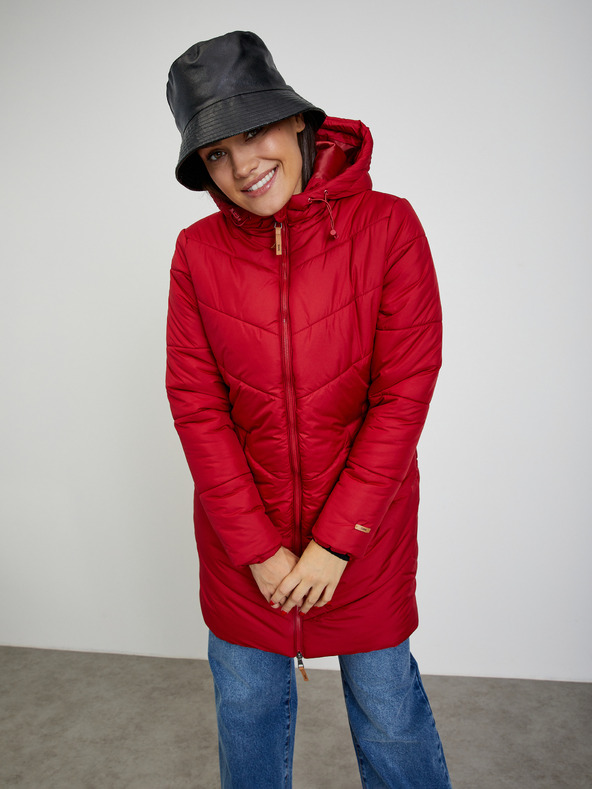 ZOOT.lab Piros női steppelt női kabát ZOOT.lab