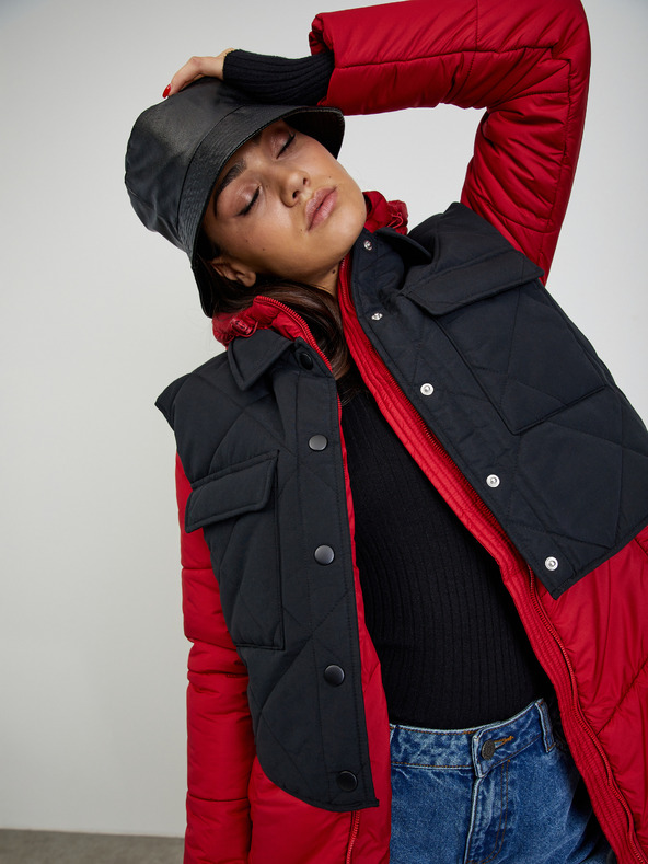 ZOOT.lab Piros női steppelt női kabát ZOOT.lab