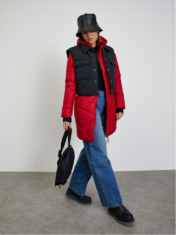ZOOT.lab Piros női steppelt női kabát ZOOT.lab