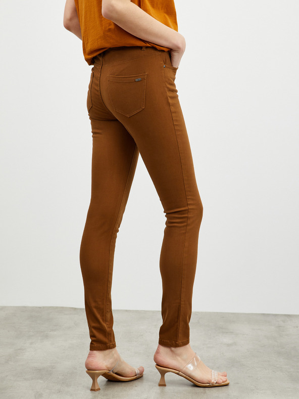 ZOOT.lab Barna női karcsúsított nadrág ZOOT.lab Anna 2