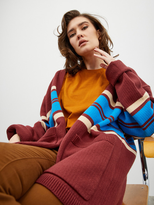 ZOOT.lab Barna női karcsúsított nadrág ZOOT.lab Anna 2