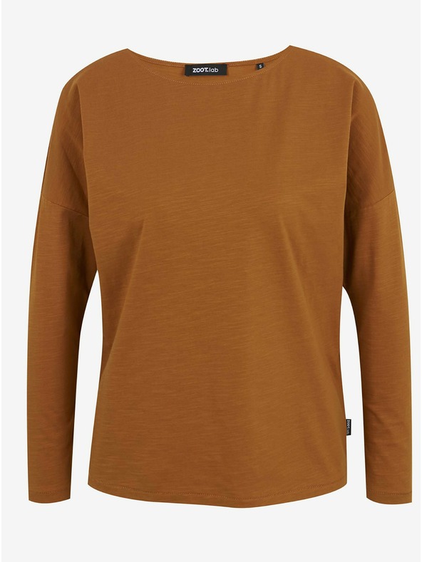 ZOOT.lab Barna női hosszú ujjú alap póló ZOOT.lab Evana