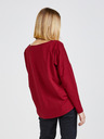 ZOOT.lab Piros női hosszú ujjú basic póló ZOOT.lab Evana
