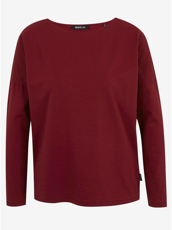 ZOOT.lab Piros női hosszú ujjú basic póló ZOOT.lab Evana