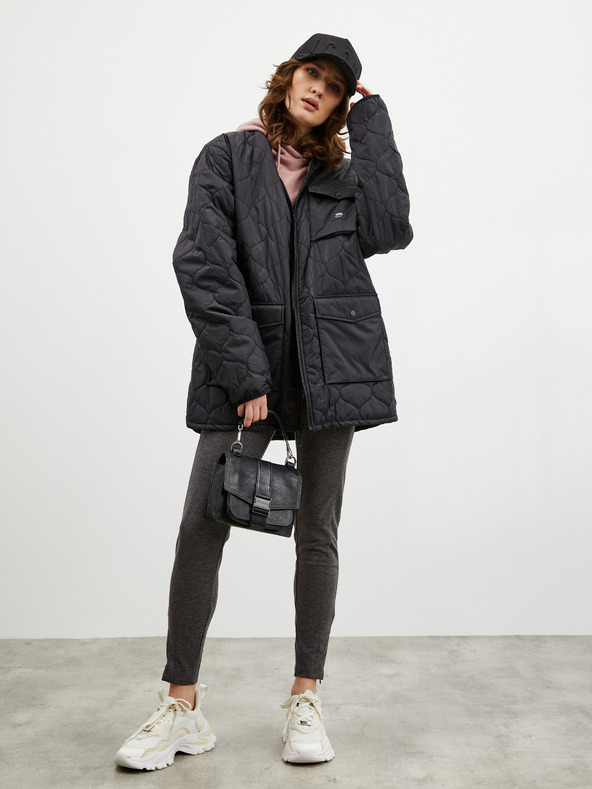 ZOOT.lab ZOOT.lab Calista sötétszürke női cipzáras női leggings, vékony szabású