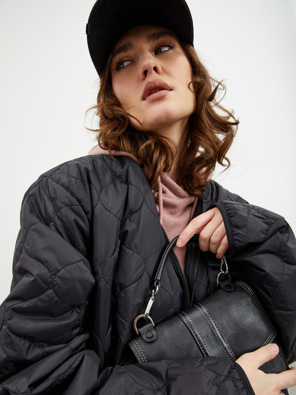 ZOOT.lab ZOOT.lab Calista sötétszürke női cipzáras női leggings, vékony szabású