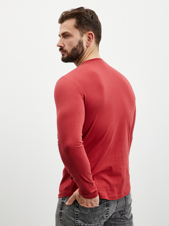 ZOOT.lab Piros férfi hosszú ujjú póló ZOOT.lab