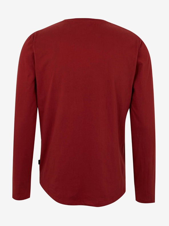 ZOOT.lab Piros férfi hosszú ujjú póló ZOOT.lab