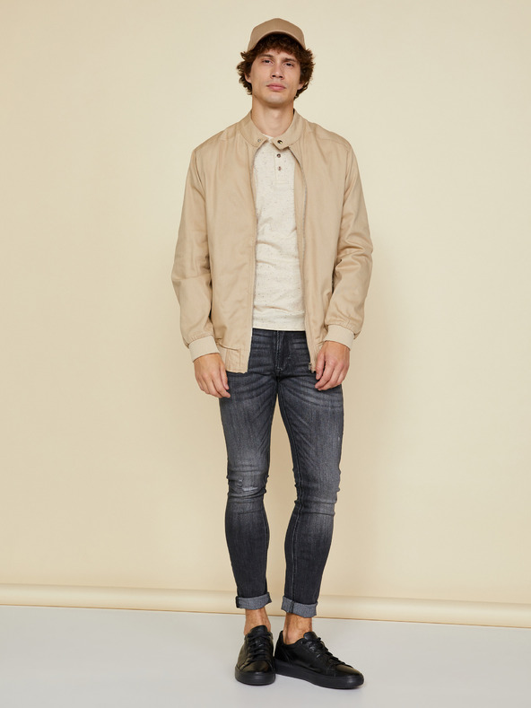 ZOOT.lab Bézs színű férfi gombos ing ZOOT.lab Diego