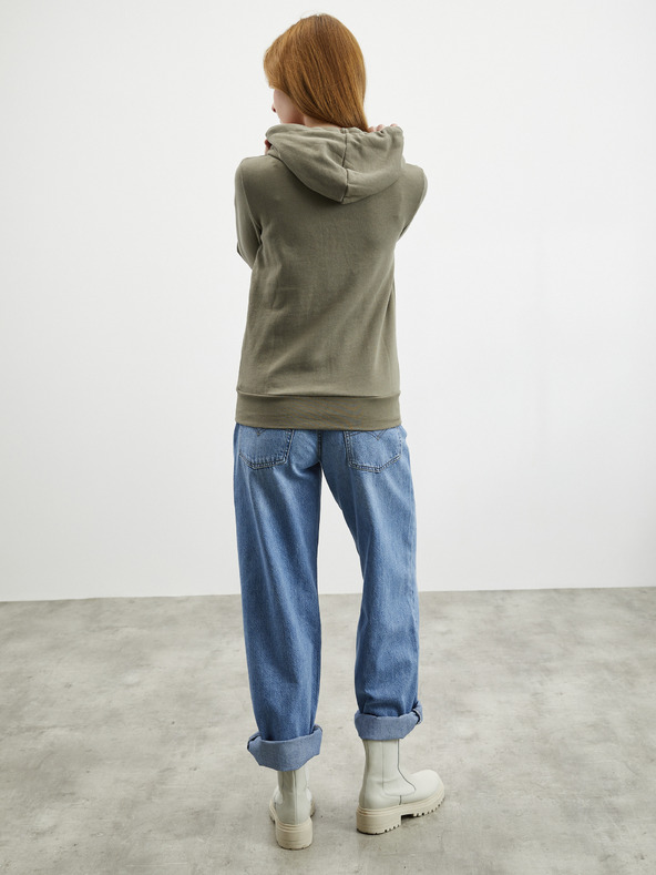 ZOOT.lab Khaki női kapucnis pulóver cipzárral ZOOT.lab