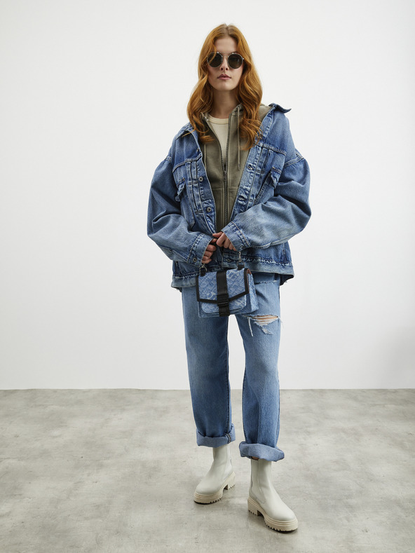 ZOOT.lab Khaki női kapucnis pulóver cipzárral ZOOT.lab