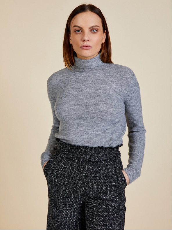 ZOOT.lab Szürke női csíkos garbó ZOOT.lab