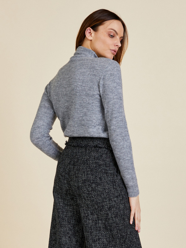 ZOOT.lab Szürke női csíkos garbó ZOOT.lab