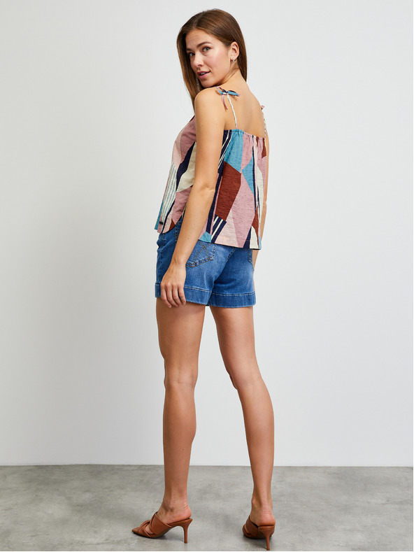 ZOOT.lab Kék és rózsaszín női mintás pulóver METROOPOLIS by ZOOT.lab Ivorie