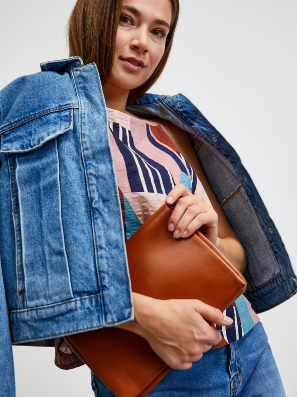 ZOOT.lab Kék és rózsaszín női mintás pulóver METROOPOLIS by ZOOT.lab Ivorie