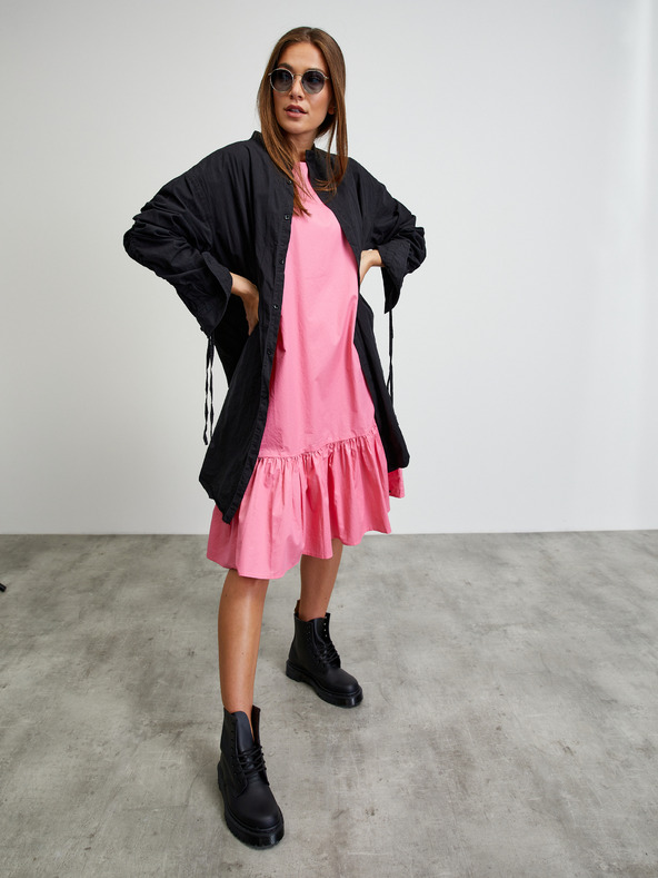 ZOOT.lab Rózsaszín fodros ruha a ZOOT.lab Trinitee által