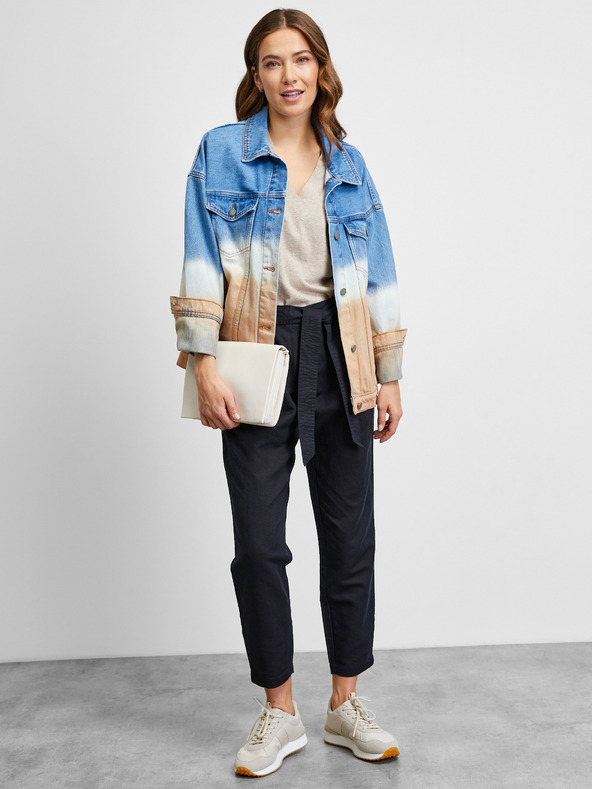 ZOOT.lab Bézs színű vászon póló METROOPOLIS by ZOOT.lab Oprah