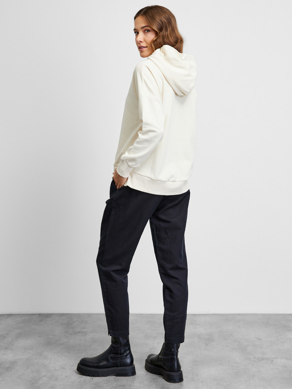 ZOOT.lab Krémszínű kapucnis pulóver METROOPOLIS by ZOOT.lab Nollan