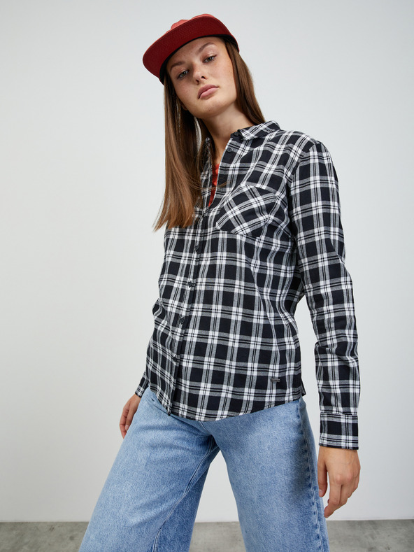 ZOOT.lab Fehér-fekete női kockás ing ZOOT.lab Doris Doris