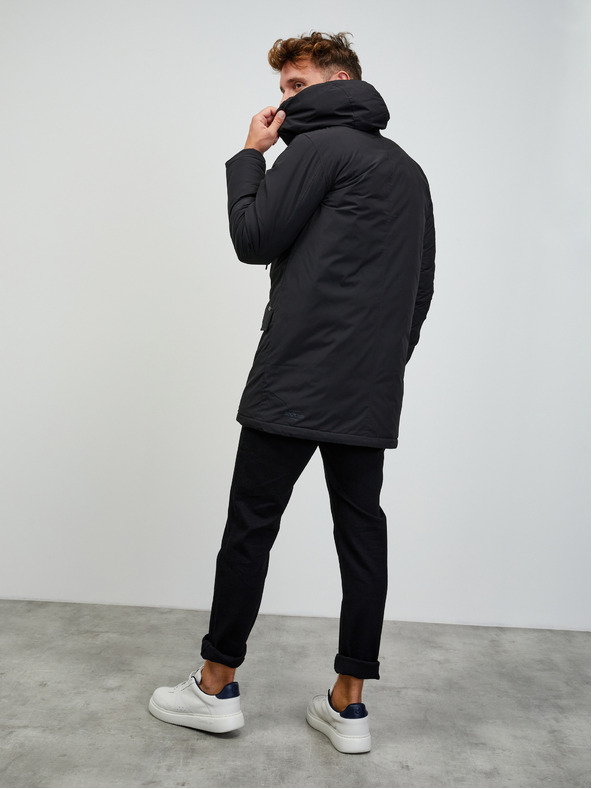 ZOOT.lab Fekete férfi kapucnis parka ZOOT.lab Charls