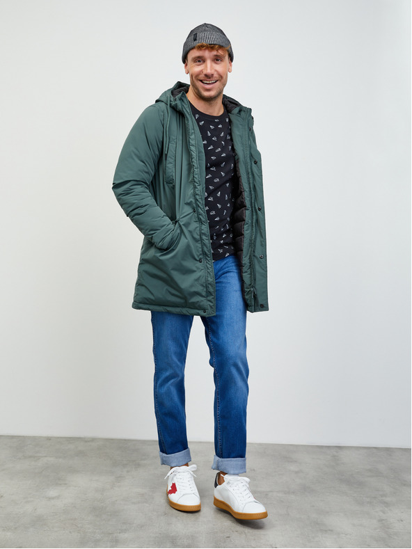 ZOOT.lab Zöld férfi kapucnis dzseki ZOOT.lab Charls