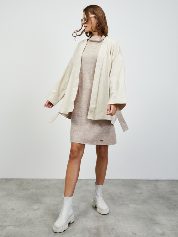 ZOOT.lab Bézs ZOOT.lab Harley pulóver ruha