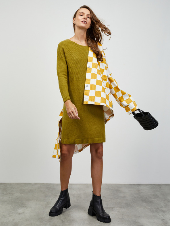 ZOOT.lab Zöld pulóver ruha ZOOT.lab Coryn