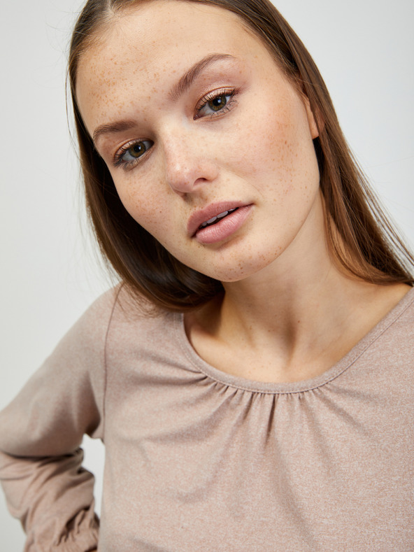 ZOOT.lab Bézs női alap hosszú ujjú ing ZOOT.lab Luna