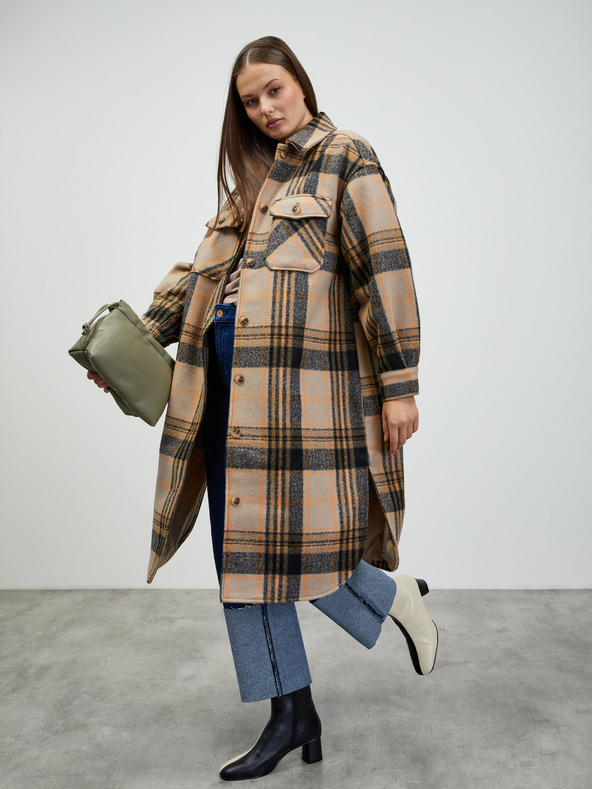 ZOOT.lab Bézs női alap hosszú ujjú ing ZOOT.lab Luna