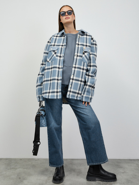 ZOOT.lab Kék női pulóver cipzáras hátul ZOOT.lab Salwa