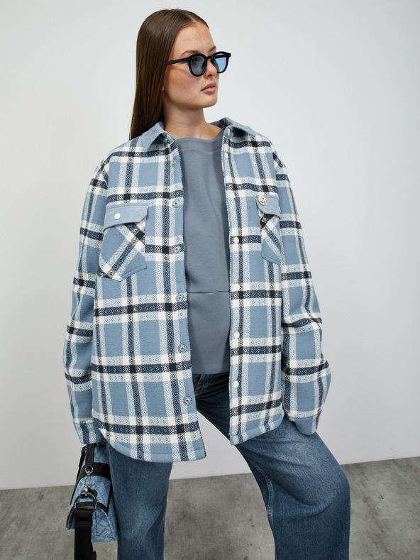 ZOOT.lab Kék női pulóver cipzáras hátul ZOOT.lab Salwa