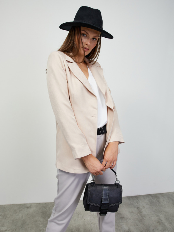 ZOOT.lab Világosszürke női nadrág övvel ZOOT.lab Matylda